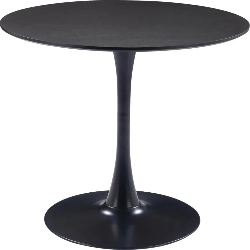 Opus Dining Table Black-Dining Tables-Zuo Modern-LOOMLAN