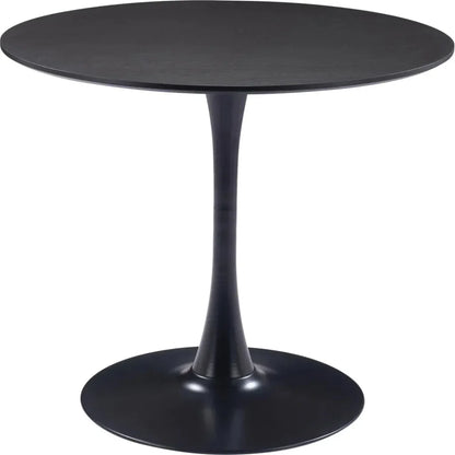 Opus Dining Table Black-Dining Tables-Zuo Modern-LOOMLAN