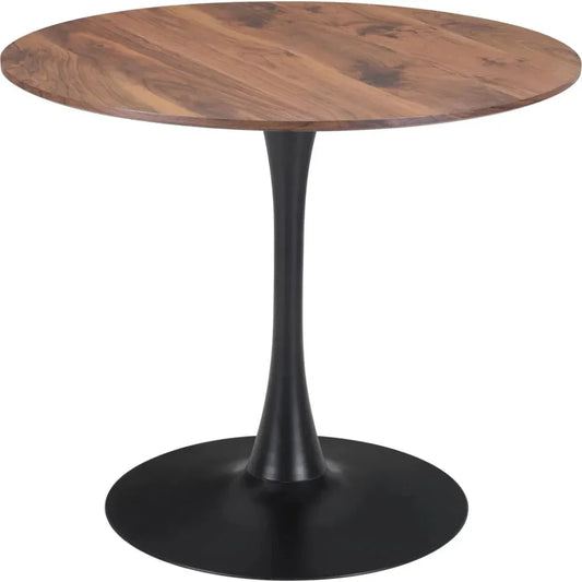 Opus Dining Table Brown & Black-Dining Tables-Zuo Modern-LOOMLAN