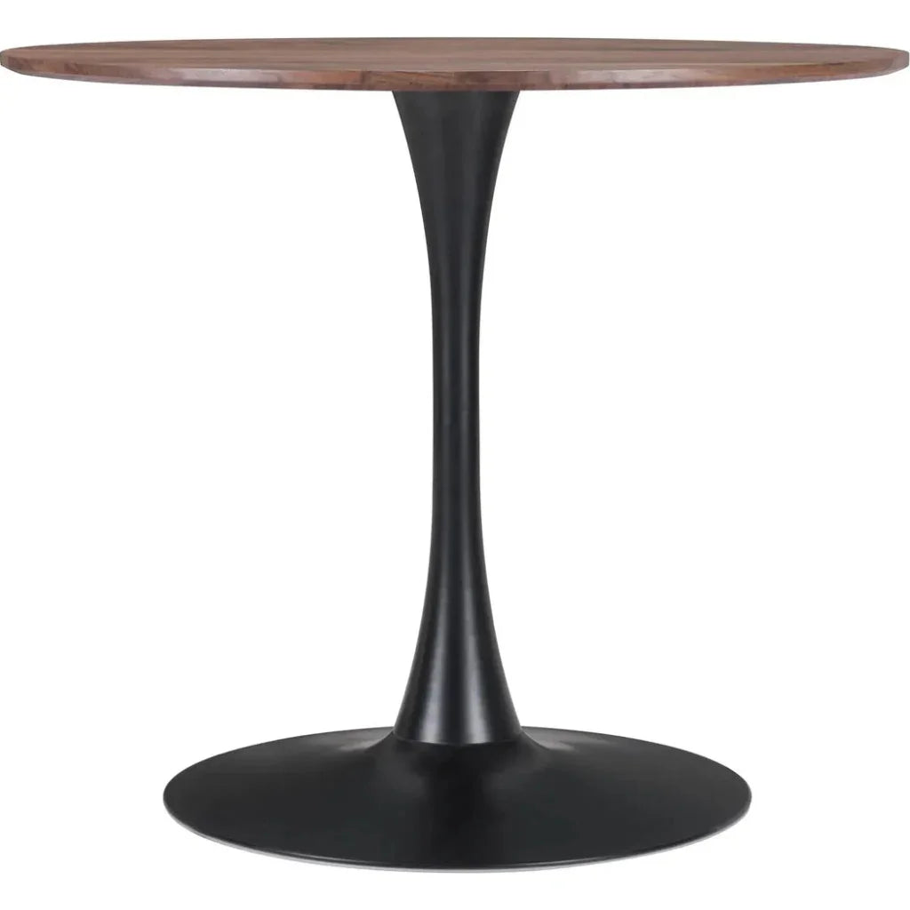 Opus Dining Table Brown & Black-Dining Tables-Zuo Modern-LOOMLAN