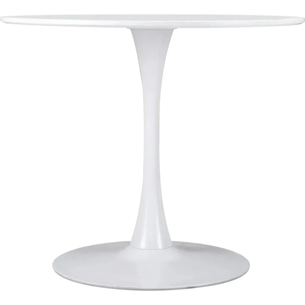 Opus Dining Table White-Dining Tables-Zuo Modern-LOOMLAN
