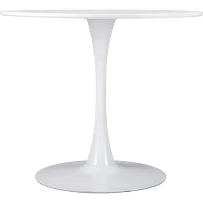 Opus Dining Table White-Dining Tables-Zuo Modern-LOOMLAN