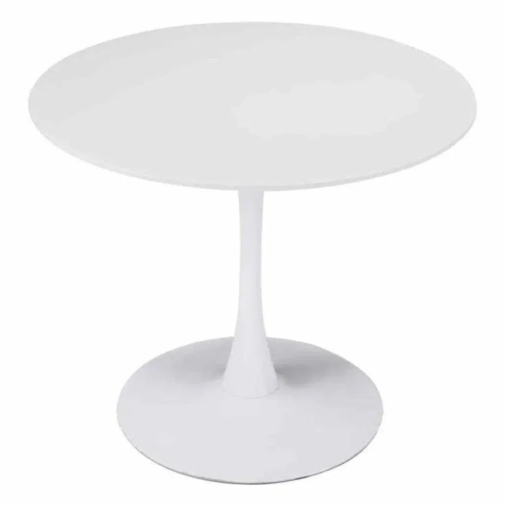 Opus Dining Table White-Dining Tables-Zuo Modern-LOOMLAN