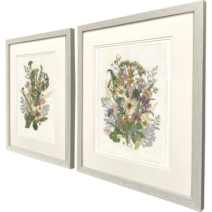 Organica Bouquet Green Framed Wall Art 2PC