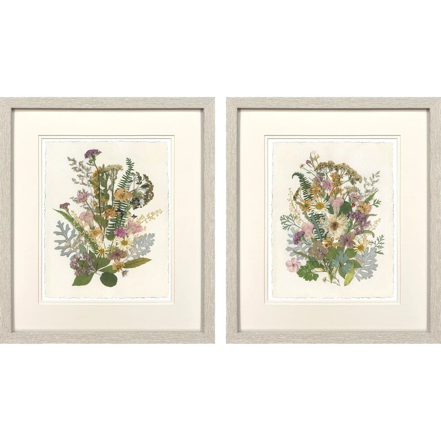 Organica Bouquet Green Framed Wall Art 2PC
