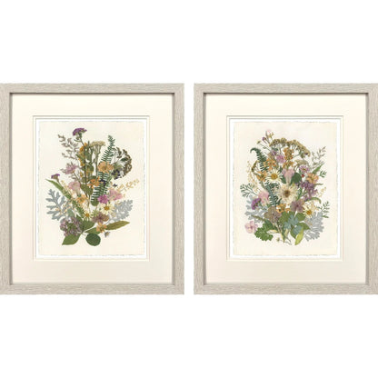 Organica Bouquet Green Framed Wall Art 2PC