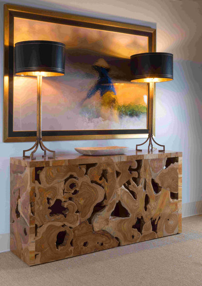 Organics Natural Rectangular Console Table