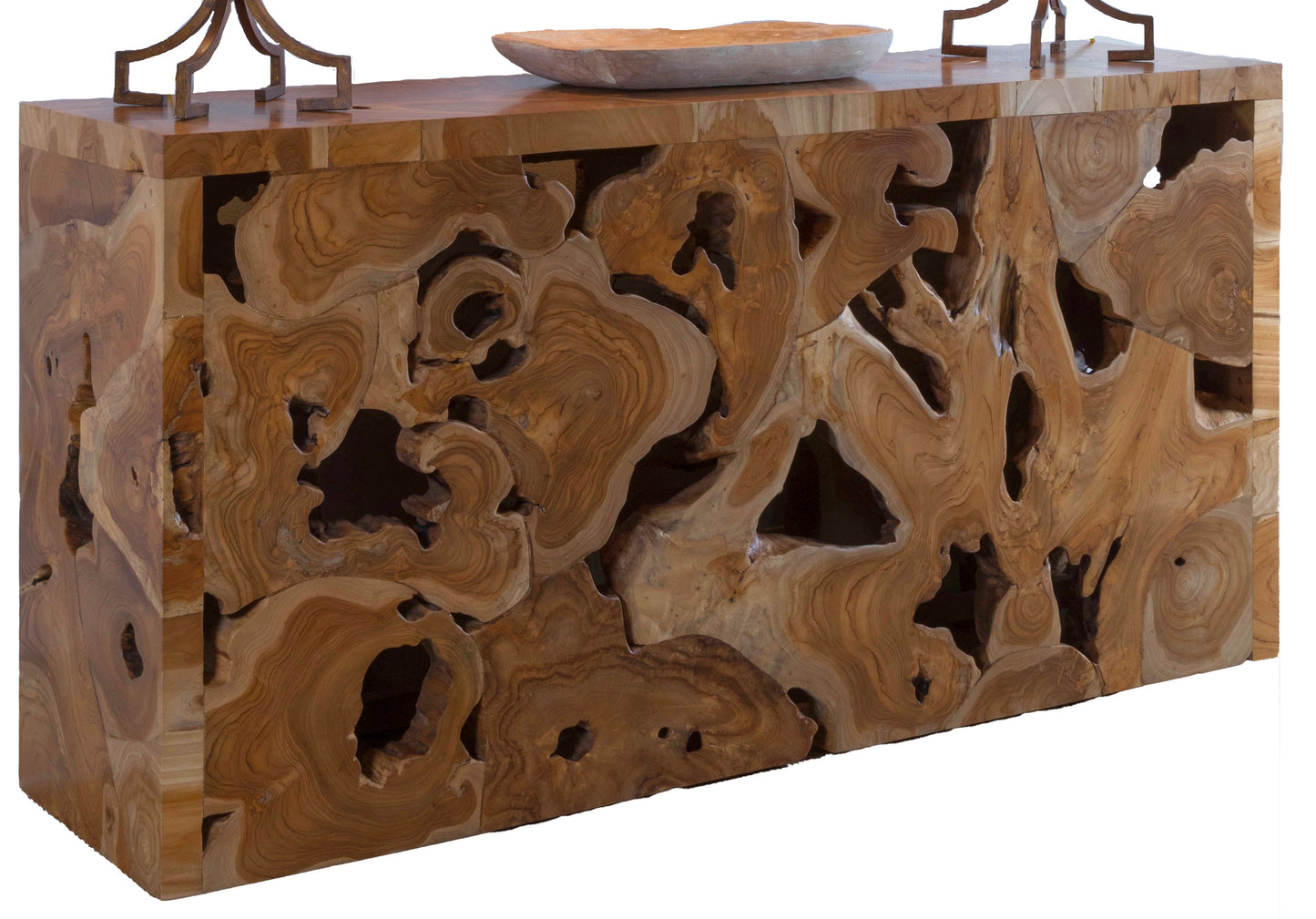 Organics Natural Rectangular Console Table