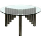 Organum Coffee Table, Gun Metal Finish - LOOMLAN - Noir - Coffee Tables