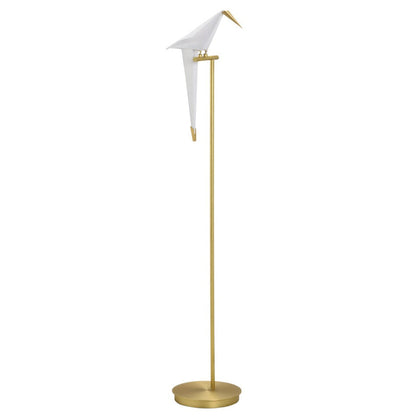 Origami Bird Metal Floor Lamp-Floor Lamps-Chelsea House-LOOMLAN