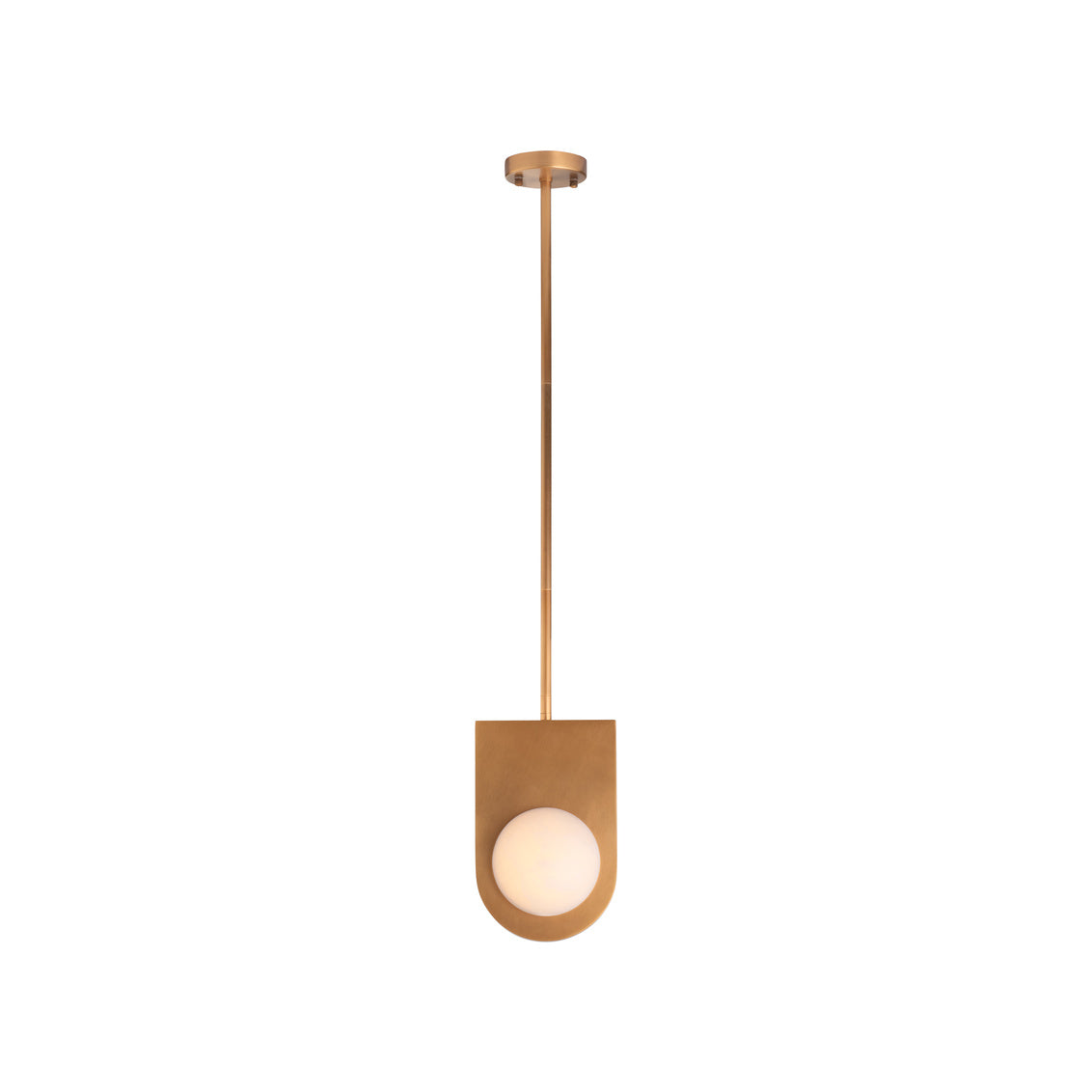 Orin Antique Brass Finish Modern Pendant