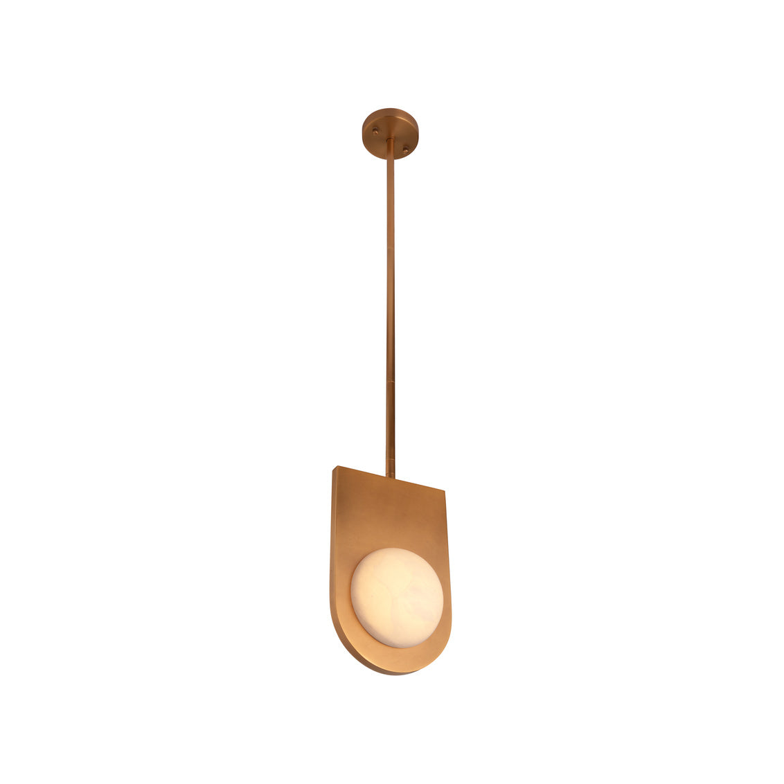 Orin Antique Brass Finish Modern Pendant
