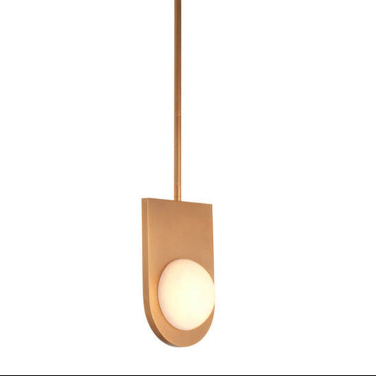 Orin Antique Brass Finish Modern Pendant