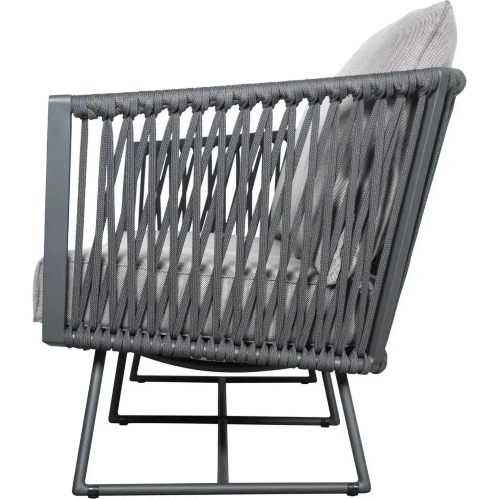 Orion 3 Seat Sofa - Dark Pebble Outdoor - LOOMLAN - Seasonal Living - Outdoor Sofas & Loveseats