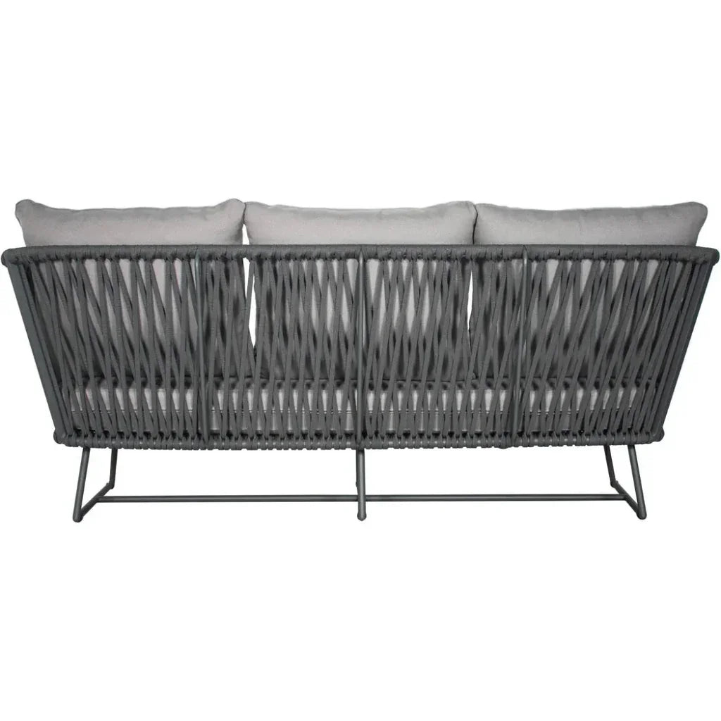 Orion 3 Seat Sofa - Dark Pebble Outdoor - LOOMLAN - Seasonal Living - Outdoor Sofas & Loveseats