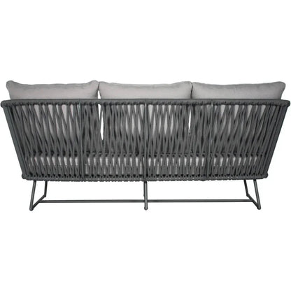 Orion 3 Seat Sofa - Dark Pebble Outdoor - LOOMLAN - Seasonal Living - Outdoor Sofas & Loveseats