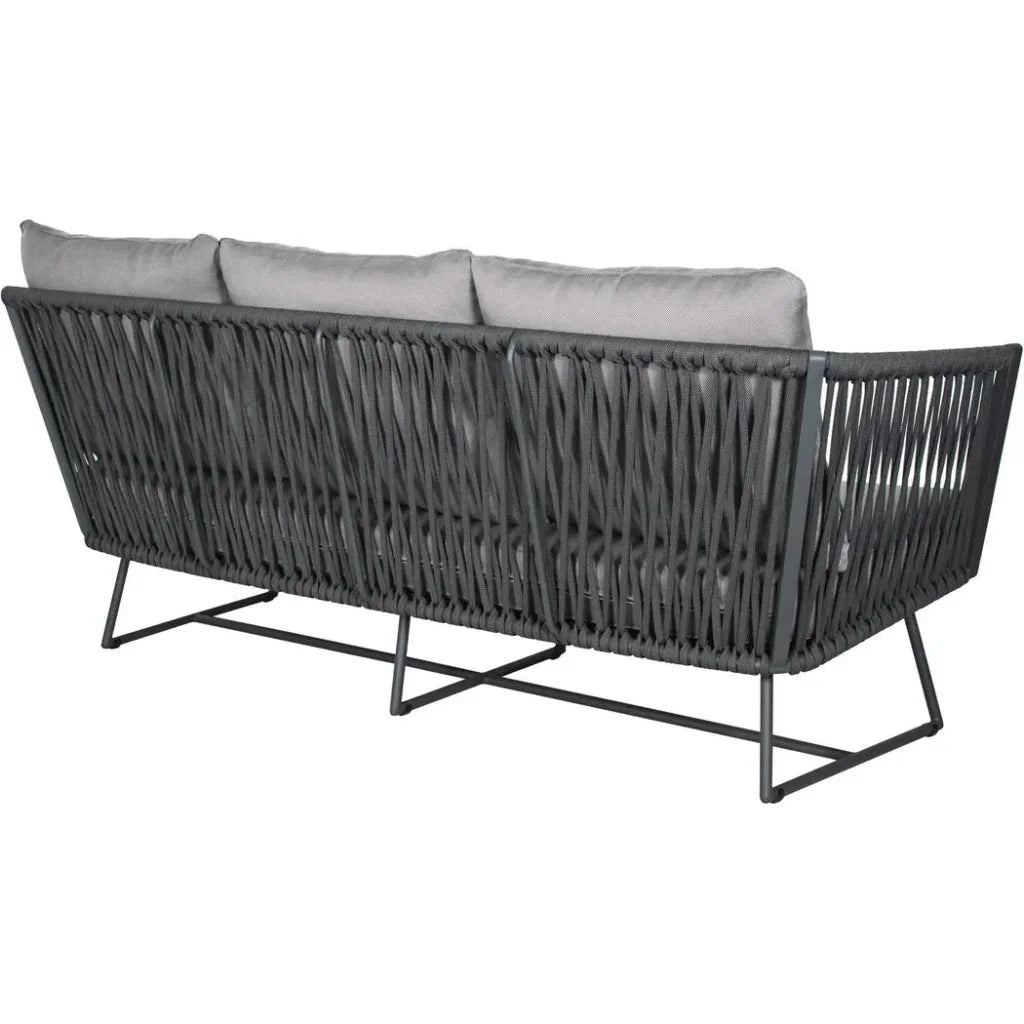 Orion 3 Seat Sofa - Dark Pebble Outdoor - LOOMLAN - Seasonal Living - Outdoor Sofas & Loveseats