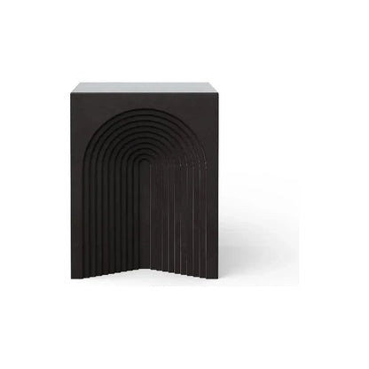 Orion Concrete Made Outdoor Stool-Garden Stools-Urbia-LOOMLAN