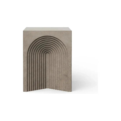 Orion Concrete Made Outdoor Stool-Garden Stools-Urbia-LOOMLAN