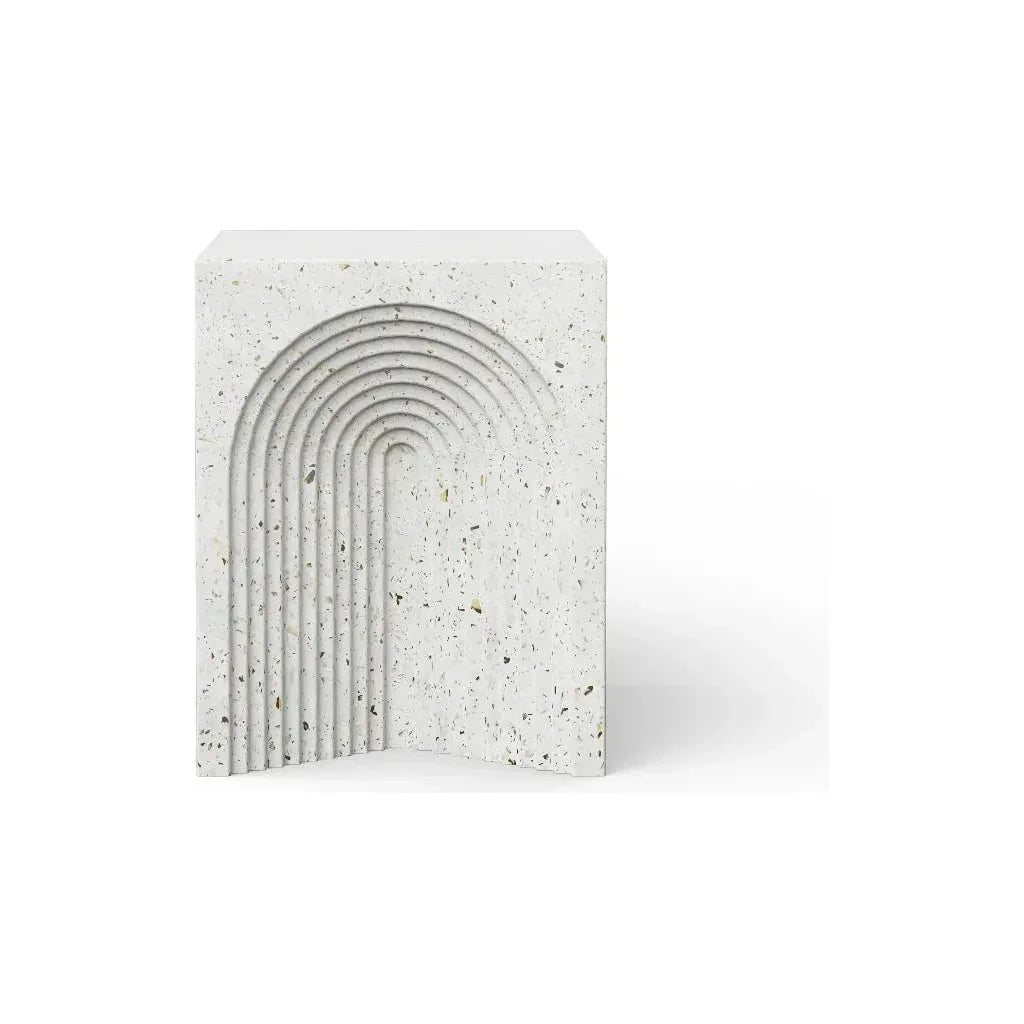 Orion Concrete Made Outdoor Stool-Garden Stools-Urbia-LOOMLAN