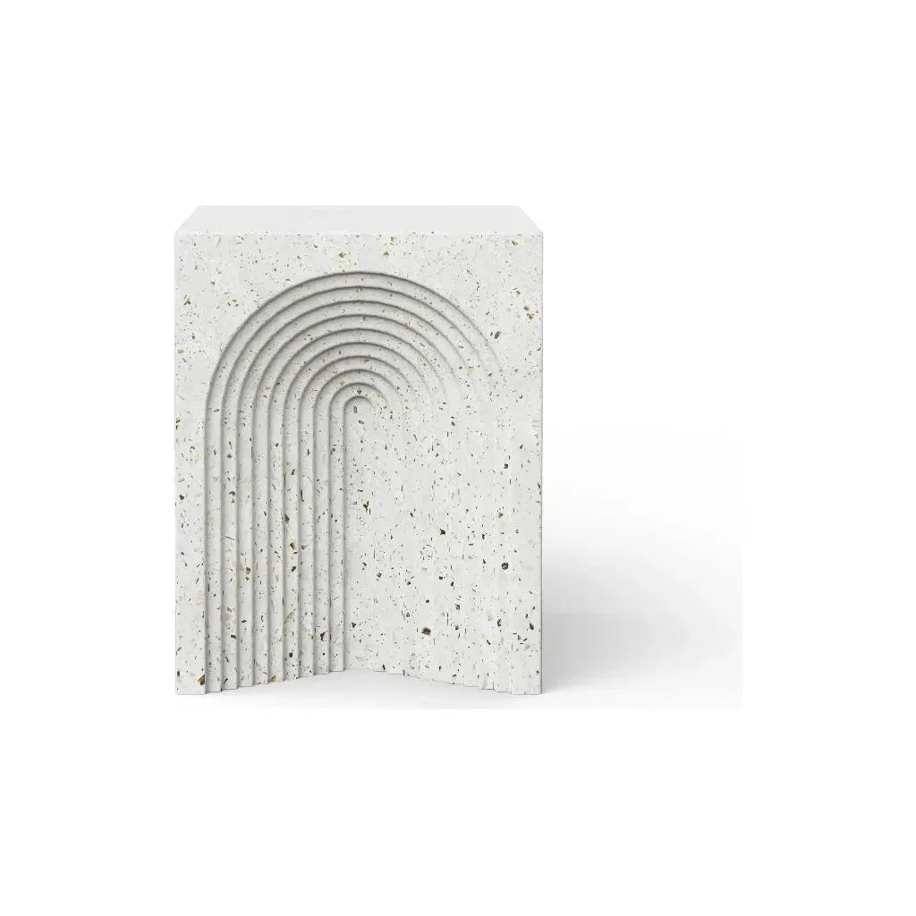 Orion Concrete Made Outdoor Stool-Garden Stools-Urbia-LOOMLAN