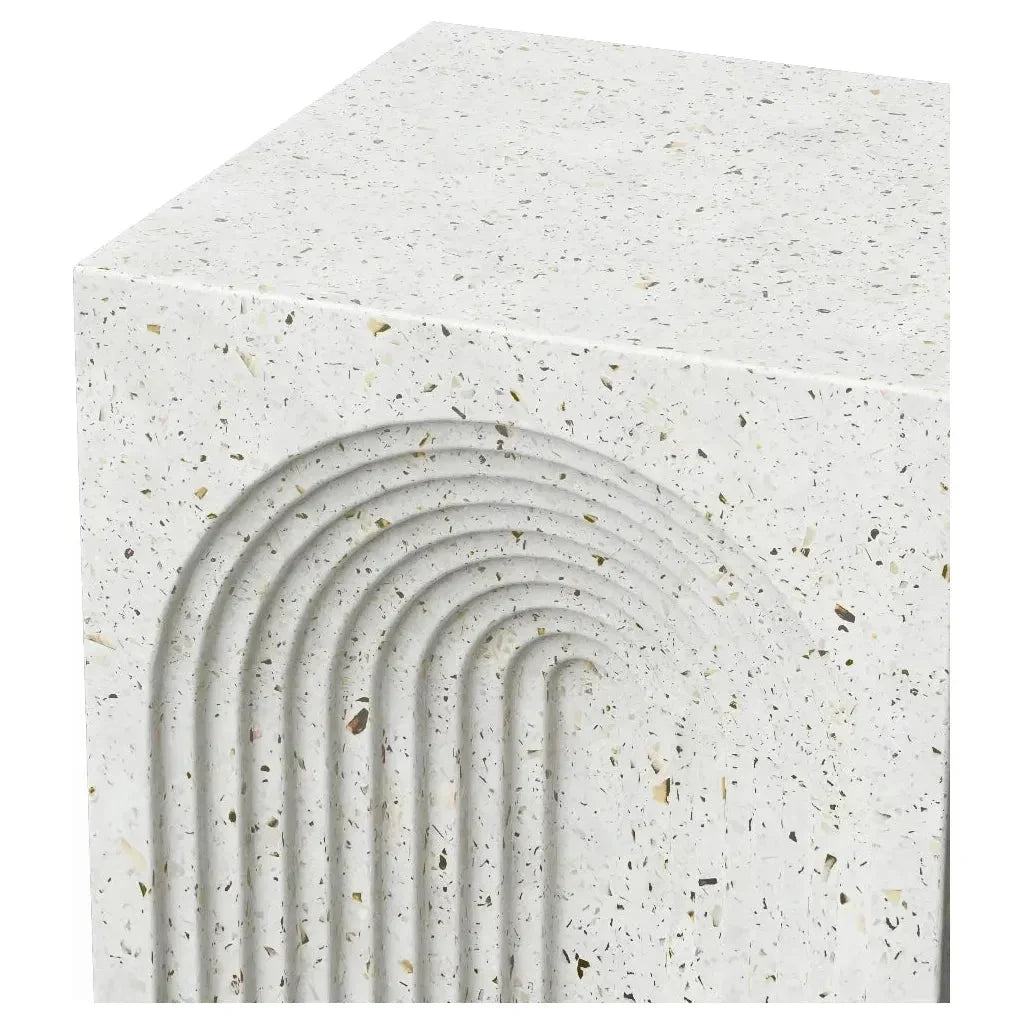 Orion Concrete Made Outdoor Stool-Garden Stools-Urbia-LOOMLAN