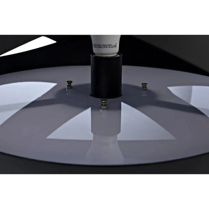 Orion Steel and White Marble Floor Lamp-Floor Lamps-Noir-LOOMLAN