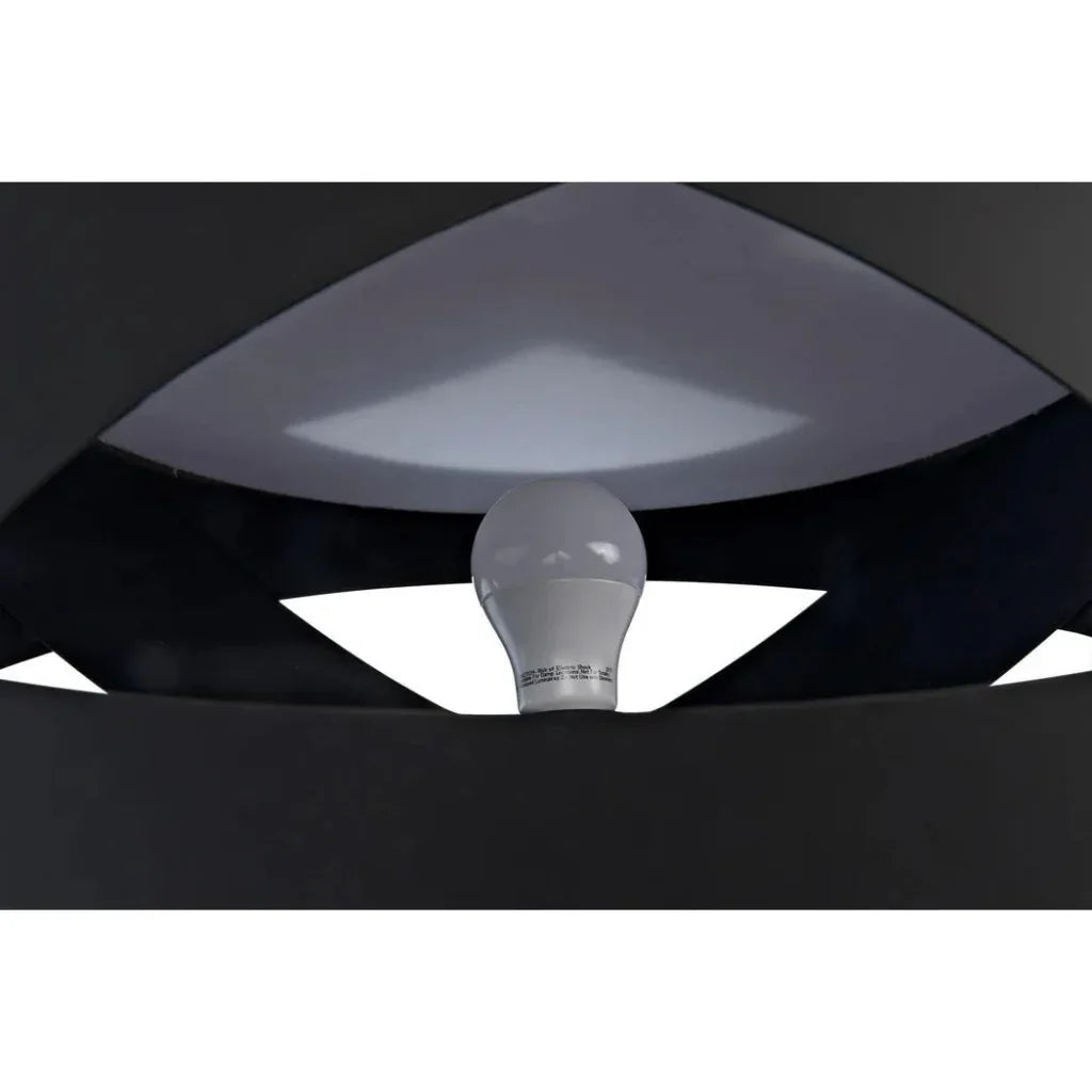 Orion Steel and White Marble Floor Lamp-Floor Lamps-Noir-LOOMLAN