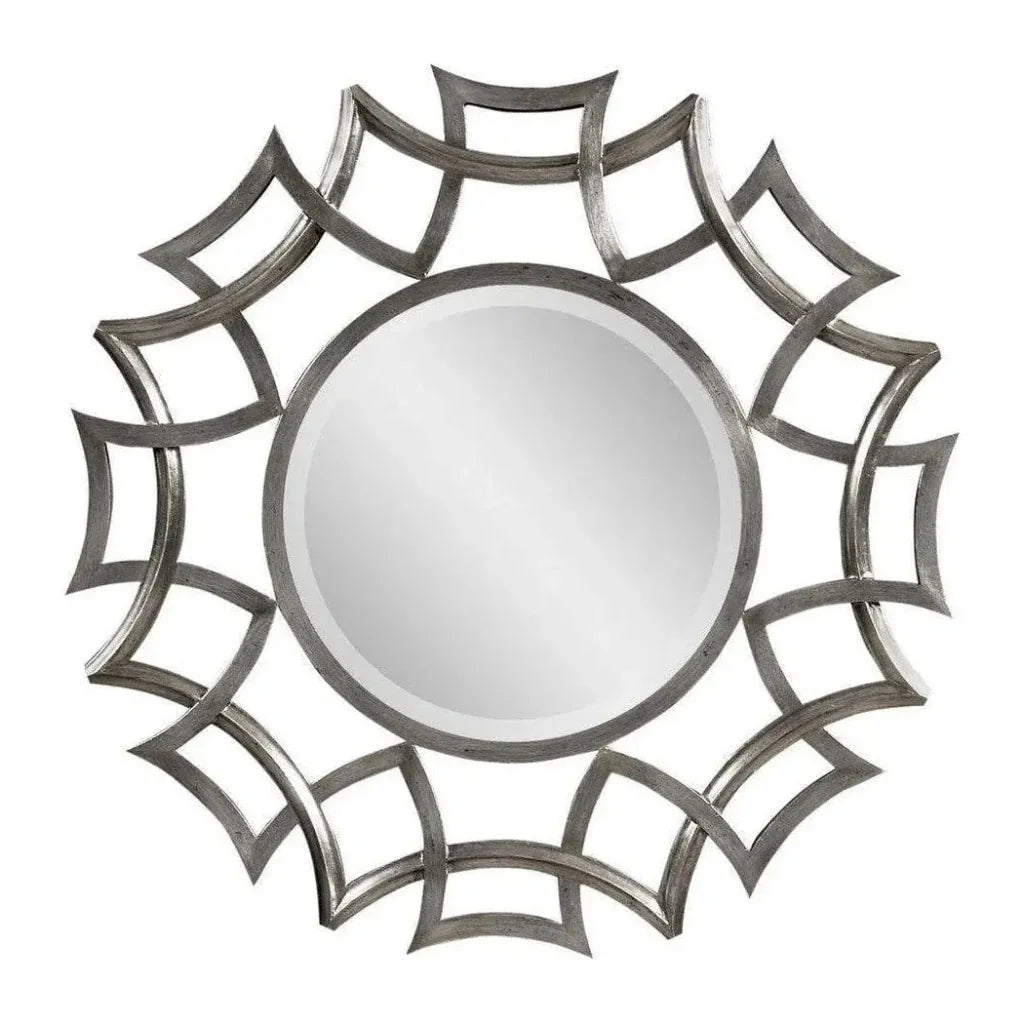 Orlando Polyurethane Silver Wall Mirror - LOOMLAN - Bassett Mirror - Wall Mirrors