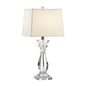 Orlando White Square Crystal Table Lamp - LOOMLAN - Chelsea House - Table Lamps