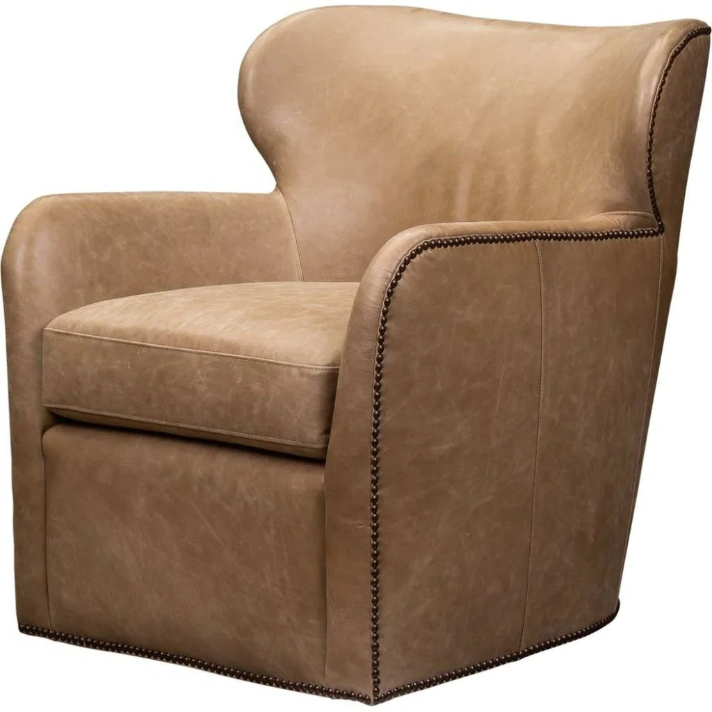 Orleans Classic Designed Swivel Chair - LOOMLAN - Olivia + Quinn - Club Chairs