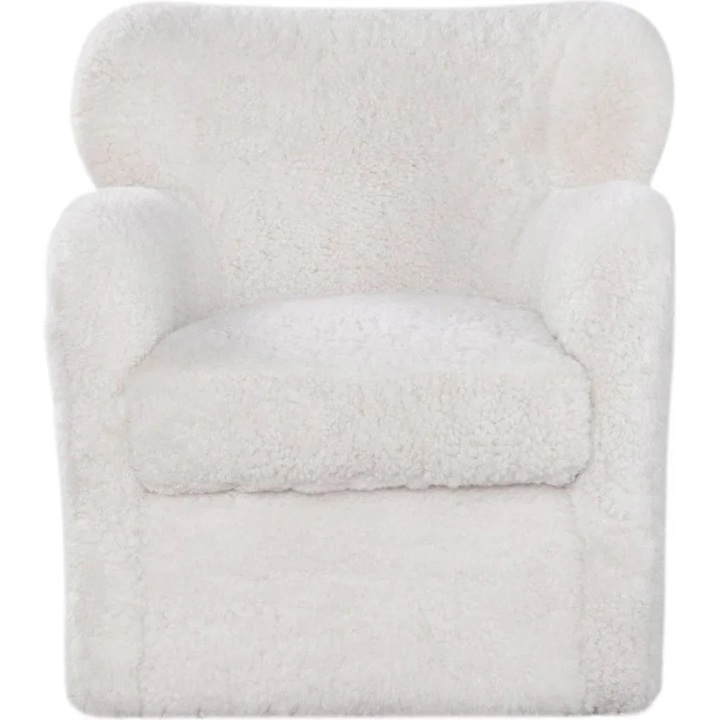 Orleans Classic Designed Swivel Chair - LOOMLAN - Olivia + Quinn - Club Chairs