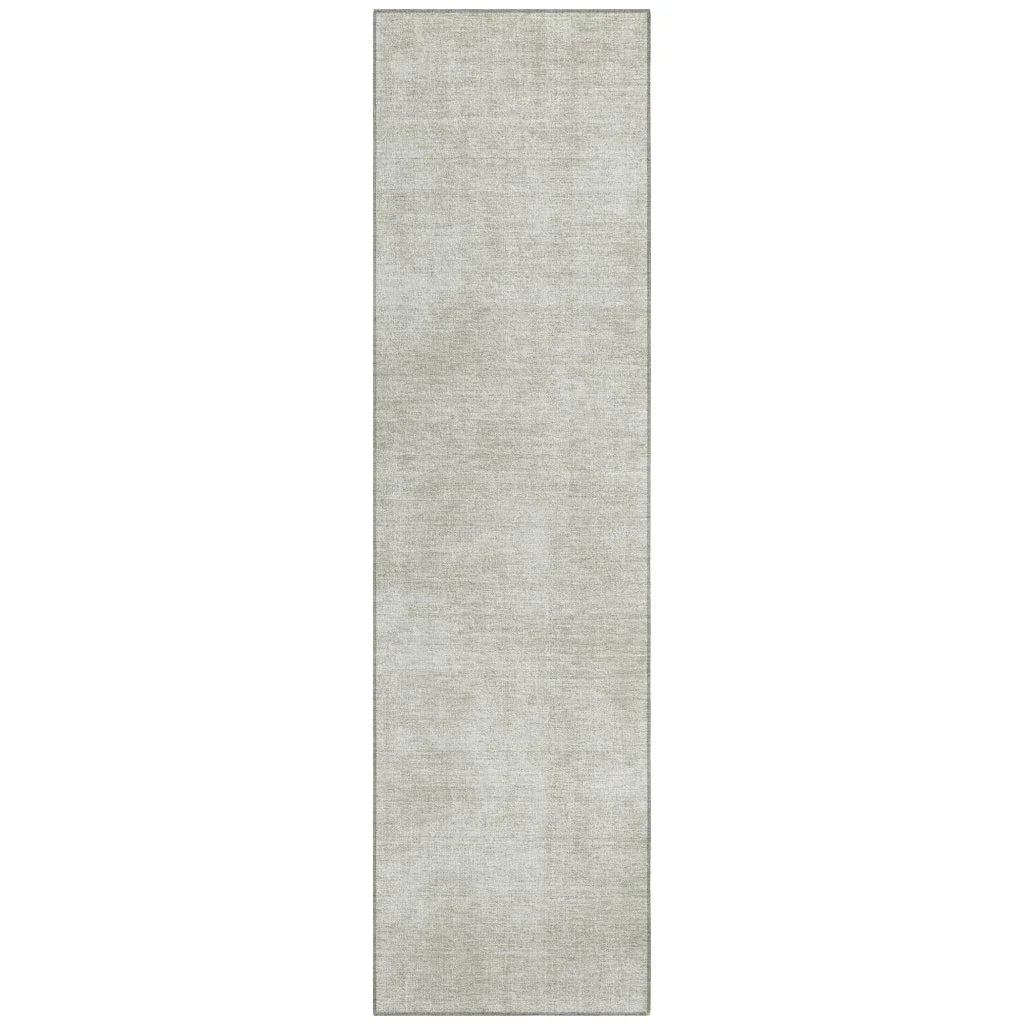 Orlena Beige Washable Indoor-Outdoor Rug-Outdoor Rugs-LOOMLAN Rugs-2'3" x 7'6"-LOOMLAN