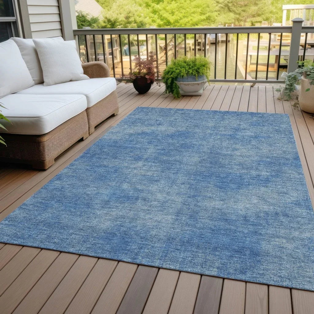 Orlena Blue Washable Indoor-Outdoor Rug-Outdoor Rugs-LOOMLAN Rugs-LOOMLAN