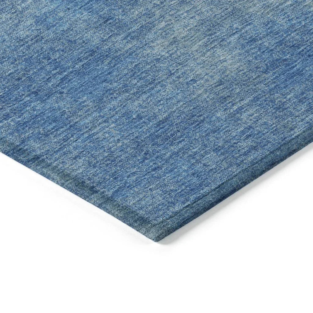 Orlena Blue Washable Indoor-Outdoor Rug-Outdoor Rugs-LOOMLAN Rugs-LOOMLAN