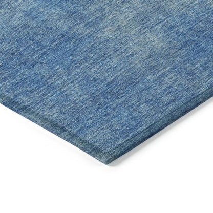 Orlena Blue Washable Indoor-Outdoor Rug-Outdoor Rugs-LOOMLAN Rugs-LOOMLAN