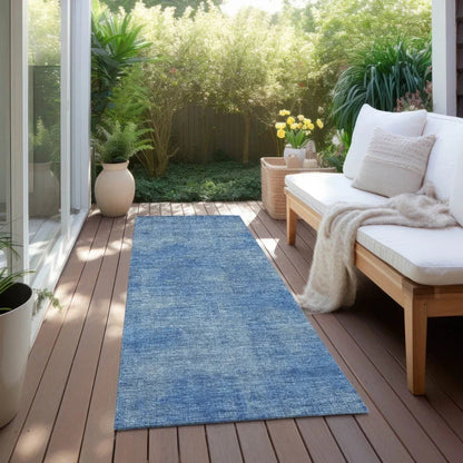 Orlena Blue Washable Indoor-Outdoor Rug-Outdoor Rugs-LOOMLAN Rugs-LOOMLAN
