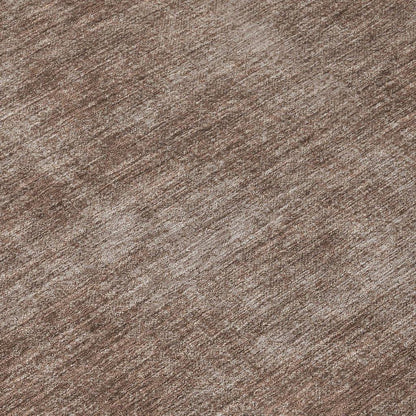 Orlena Brown Washable Indoor-Outdoor Rug-Outdoor Rugs-LOOMLAN Rugs-LOOMLAN