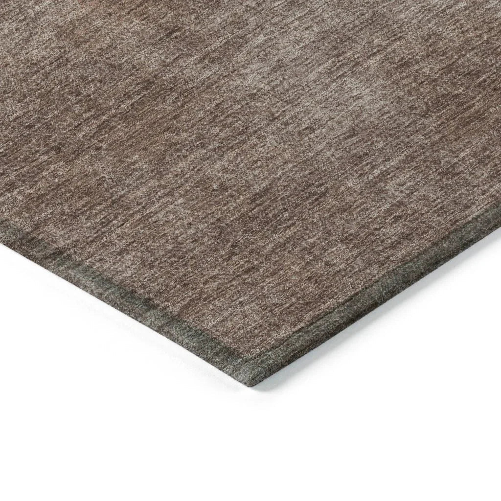 Orlena Brown Washable Indoor-Outdoor Rug-Outdoor Rugs-LOOMLAN Rugs-LOOMLAN