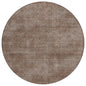 Orlena Brown Washable Indoor-Outdoor Rug-Outdoor Rugs-LOOMLAN Rugs-8' x 8'-LOOMLAN