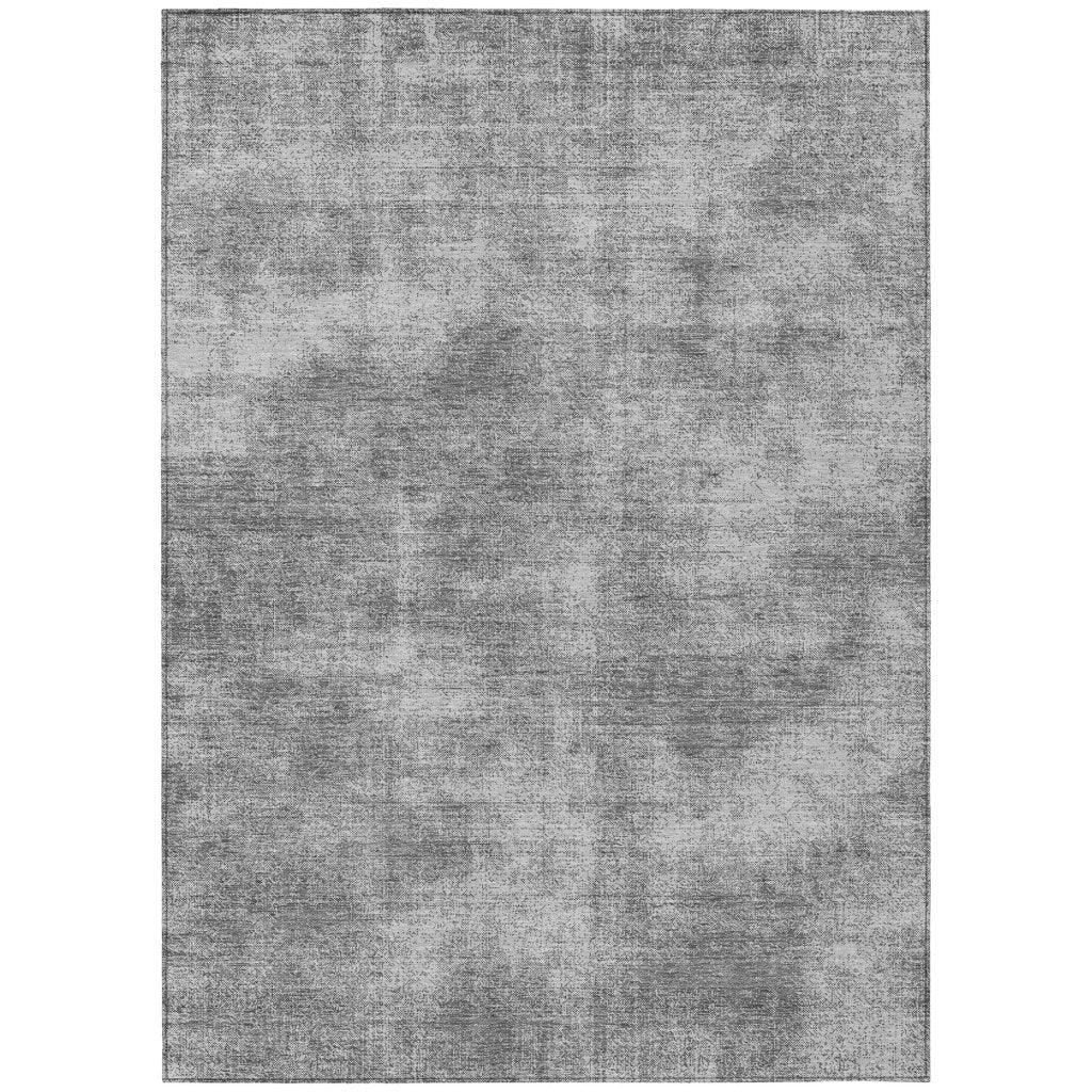 Orlena Gray Washable Indoor-Outdoor Rug-Outdoor Rugs-LOOMLAN Rugs-2'6" x 3'10"-LOOMLAN