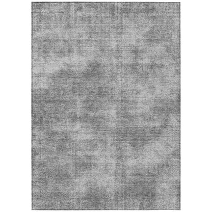 Orlena Gray Washable Indoor-Outdoor Rug-Outdoor Rugs-LOOMLAN Rugs-2'6" x 3'10"-LOOMLAN