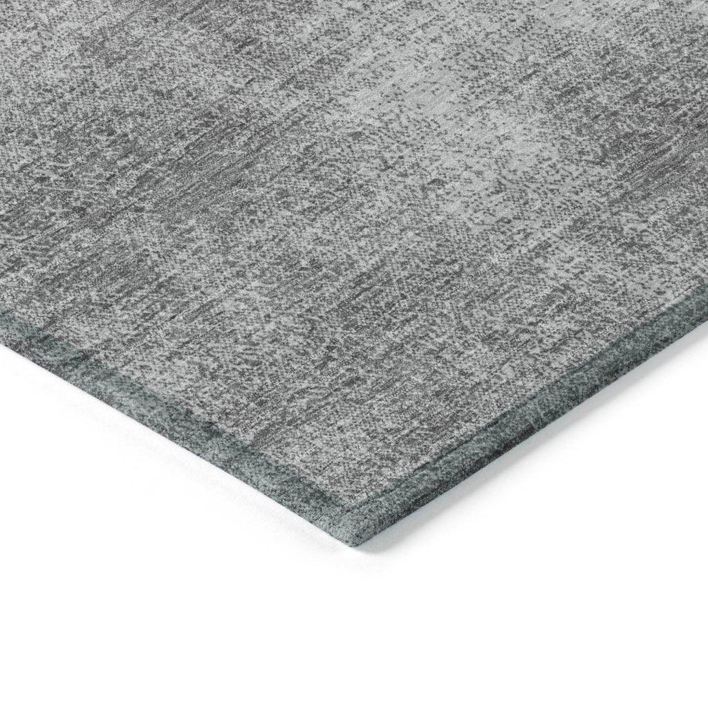 Orlena Gray Washable Indoor-Outdoor Rug-Outdoor Rugs-LOOMLAN Rugs-LOOMLAN