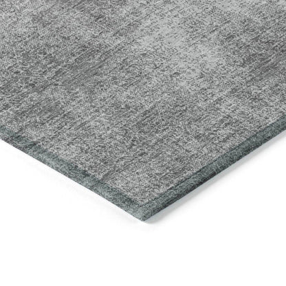Orlena Gray Washable Indoor-Outdoor Rug-Outdoor Rugs-LOOMLAN Rugs-LOOMLAN