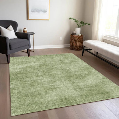 Orlena Green Washable Indoor-Outdoor Rug-Outdoor Rugs-LOOMLAN Rugs-LOOMLAN