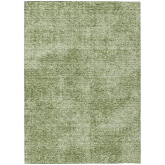 Orlena Green Washable Indoor-Outdoor Rug-Outdoor Rugs-LOOMLAN Rugs-2'6" x 3'10"-LOOMLAN