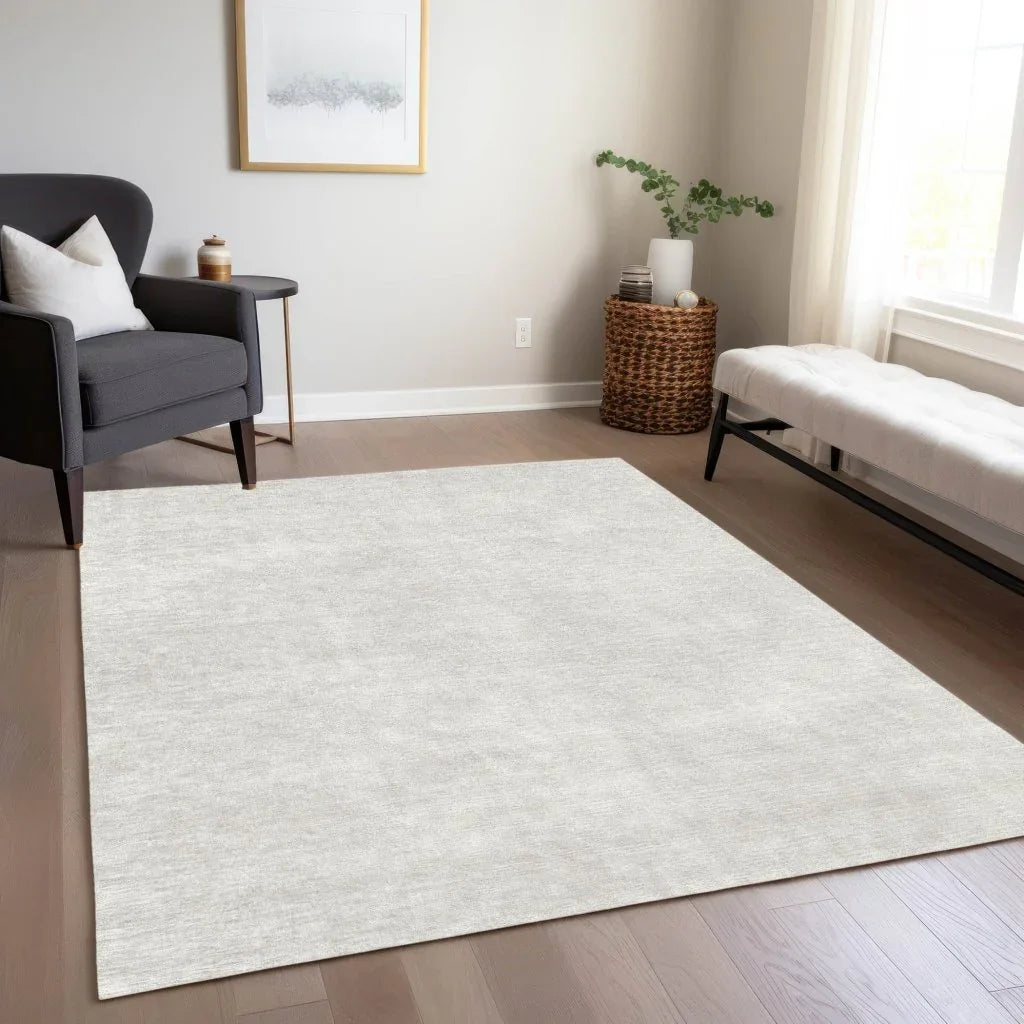 Orlena Ivory Washable Indoor-Outdoor Rug-Outdoor Rugs-LOOMLAN Rugs-LOOMLAN