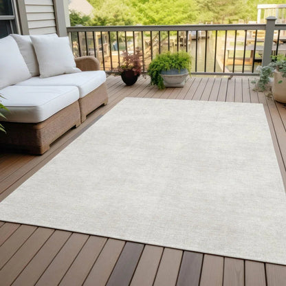 Orlena Ivory Washable Indoor-Outdoor Rug-Outdoor Rugs-LOOMLAN Rugs-LOOMLAN