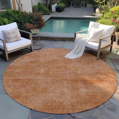 Orlena Orange Washable Indoor-Outdoor Rug-Outdoor Rugs-LOOMLAN Rugs-LOOMLAN