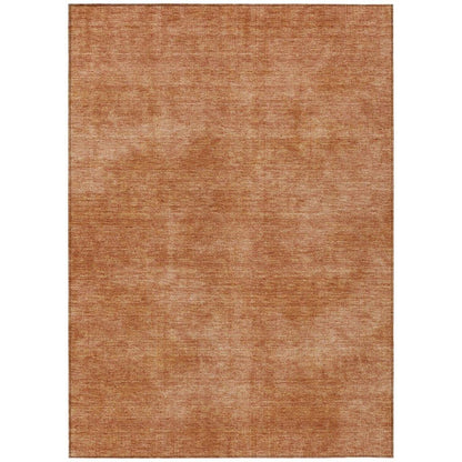 Orlena Orange Washable Indoor-Outdoor Rug-Outdoor Rugs-LOOMLAN Rugs-2'6" x 3'10"-LOOMLAN